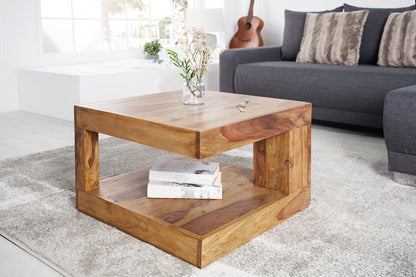 Dudi Furniture Torpedo Sheesham Wood Coffee Table
