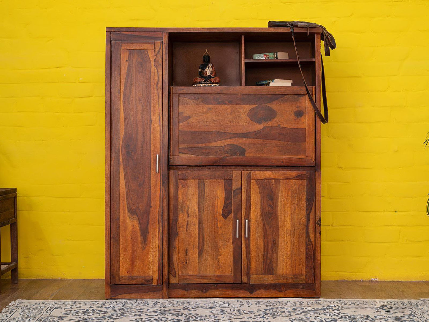 Dudi Furniture Vismit Modern Sheesham wood Elegant Multi Utility Unit