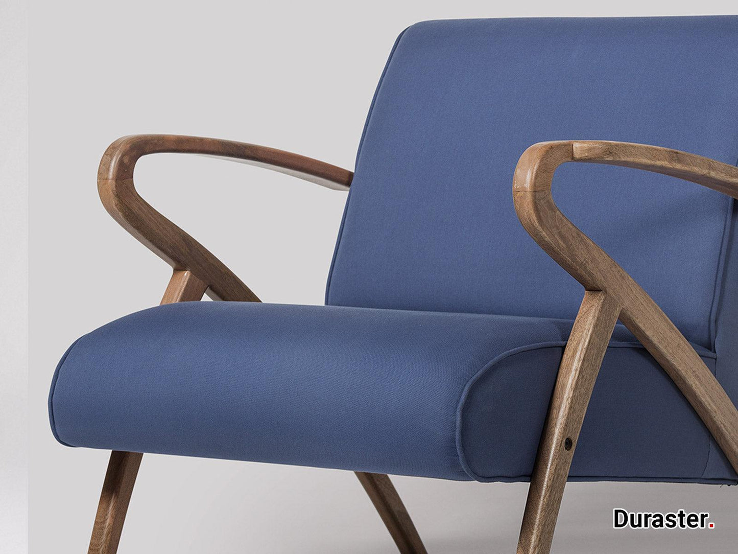 Dudi Furniture Elemantary Solid Wood Fabric Upholstered Chair