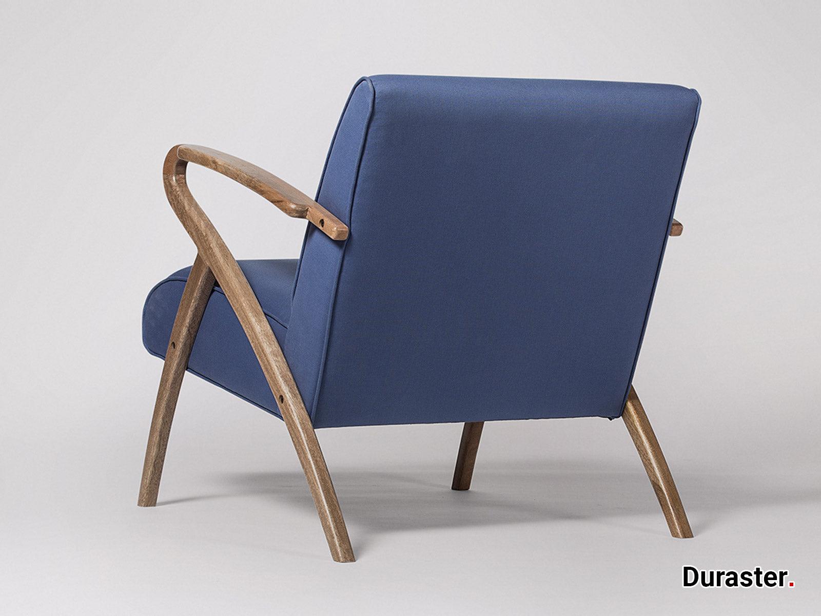 Dudi Furniture Elemantary Solid Wood Fabric Upholstered Chair