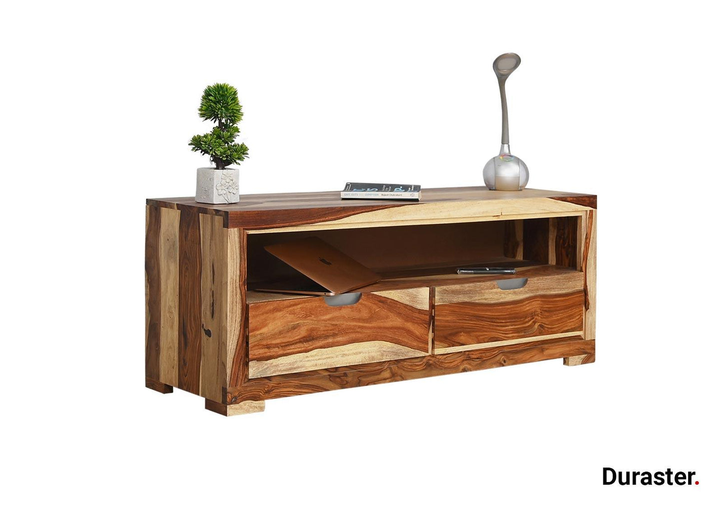 Dudi Furniture Raygoor Modern Sheesham Wood TV Unit
