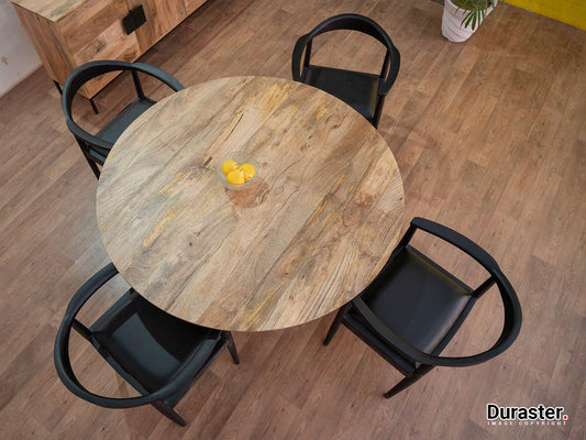 Dudi Furniture Versaw Mango Wood Round Dining Table