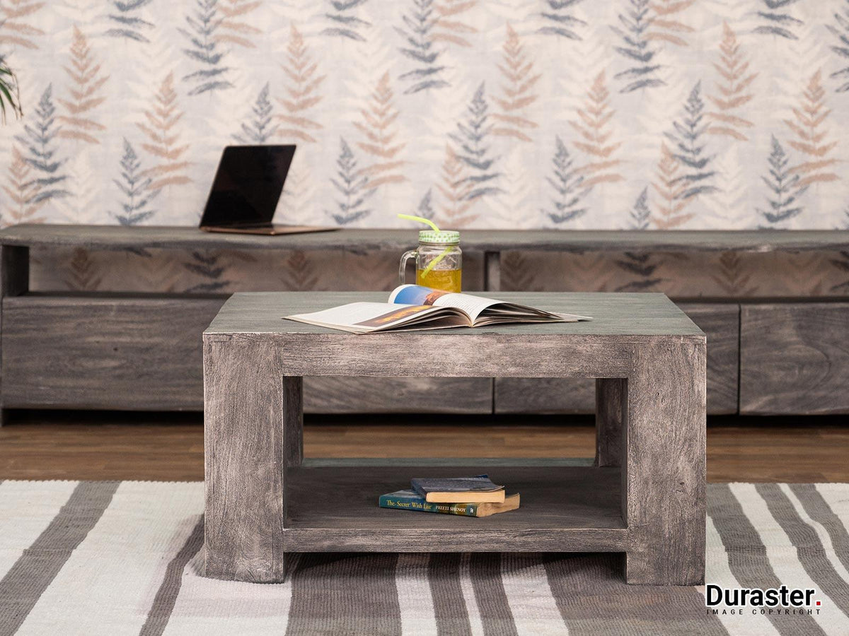 Dudi Furniture Goa Wooden Square Coffee Table