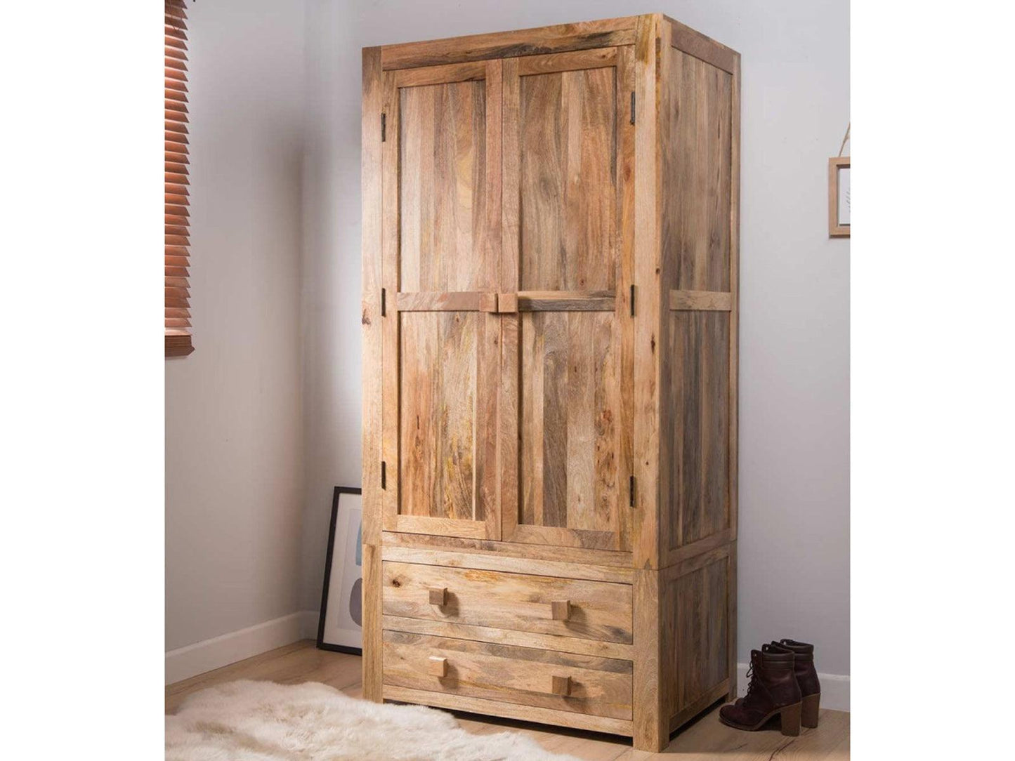 Dudi Furniture Misa Modern Wooden Wardrobe