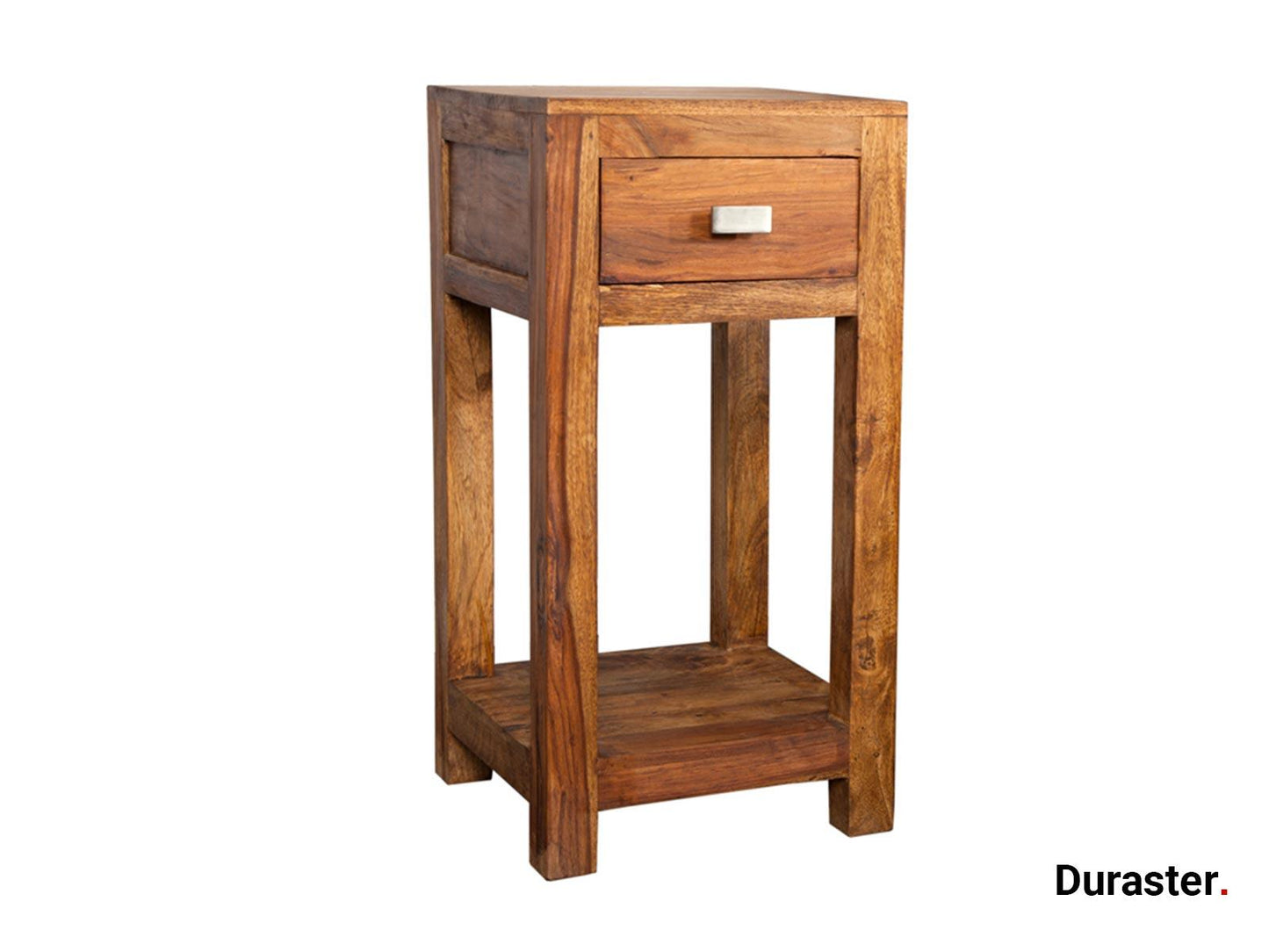 Dudi Furniture Rio Sheesham Wood Bedside Table with Drawer