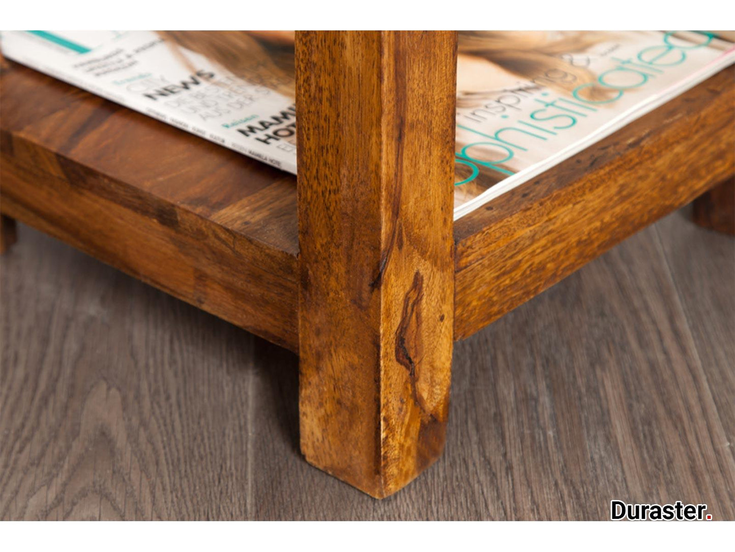 Dudi Furniture Rio Sheesham Wood Bedside Table with Drawer