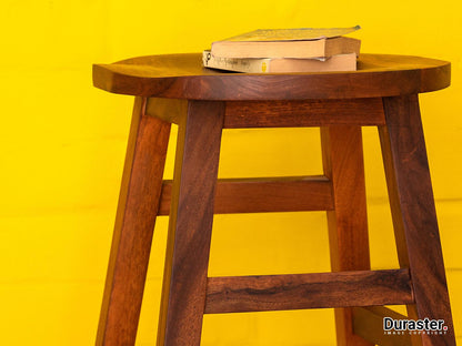 Dudi Furniture Vismit Modern Sheesham wood Bar Stool