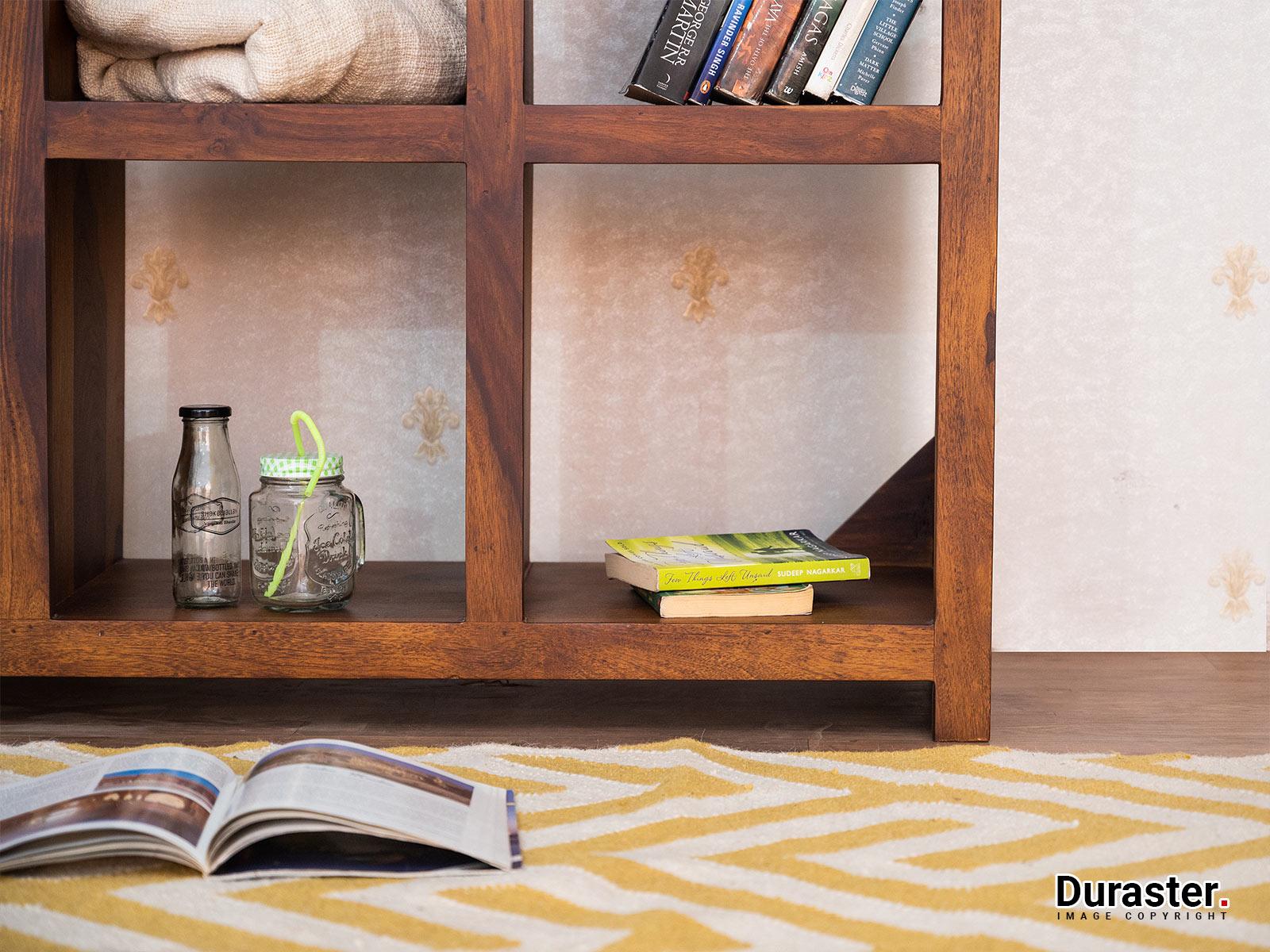 Dudi Furniture Vismit Modern Sheesham wood Sleek Room Divider