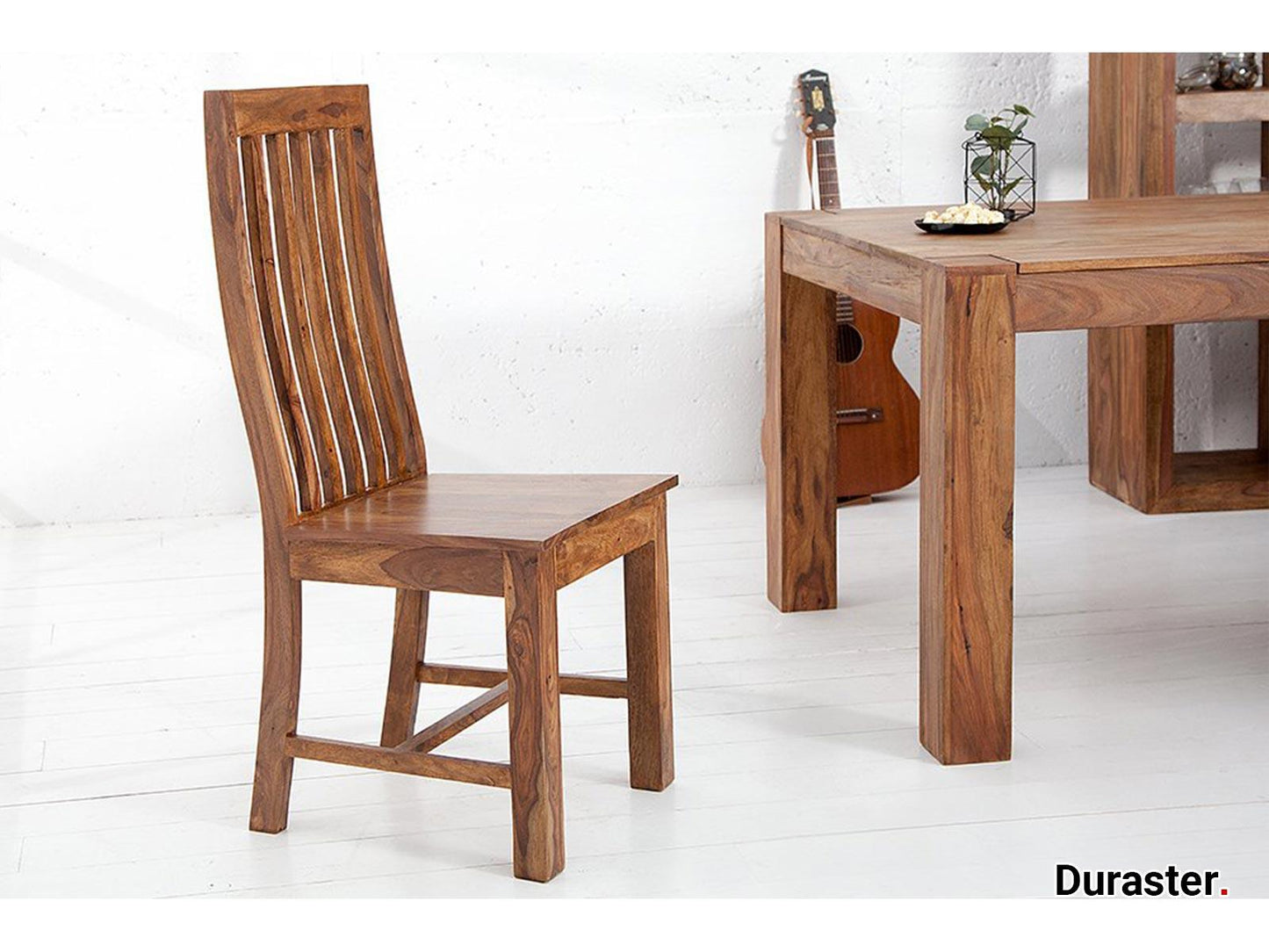 Dudi Furniture Torpedo Sheesham Wood Set of Dining Chairs