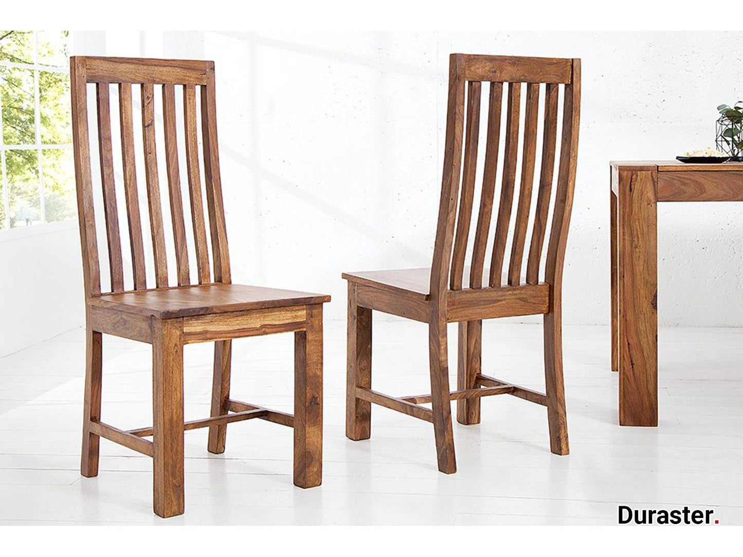 Dudi Furniture Torpedo Sheesham Wood Set of Dining Chairs