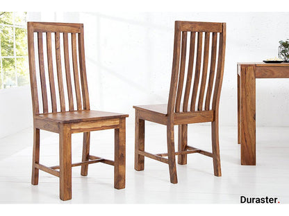 Dudi Furniture Torpedo Sheesham Wood Set of Dining Chairs