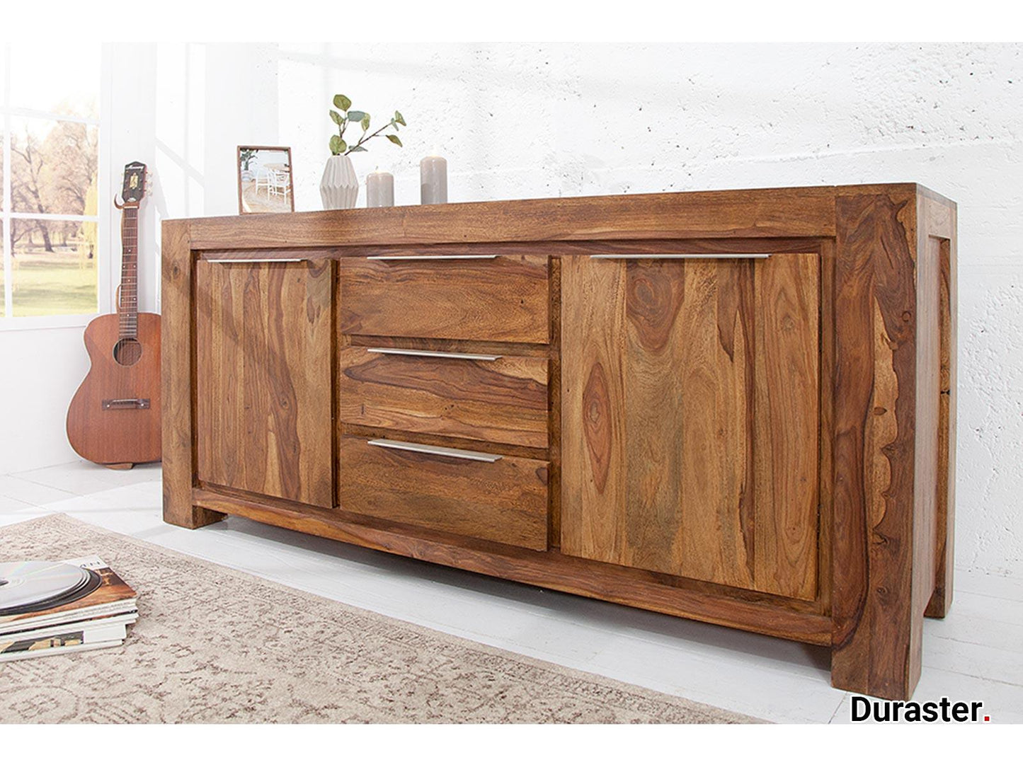 Dudi Furniture Torpedo Sheesham Wood Sideboard