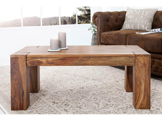 Dudi Furniture Torpedo Sheesham Wood Coffee Center Table