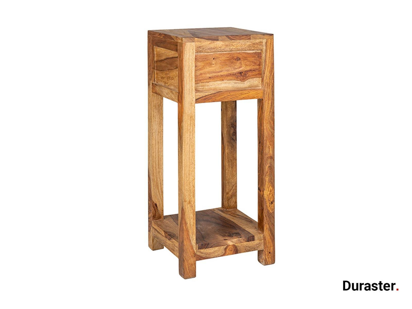 Dudi Furniture Torpedo Sheesham Wood Bedside Table