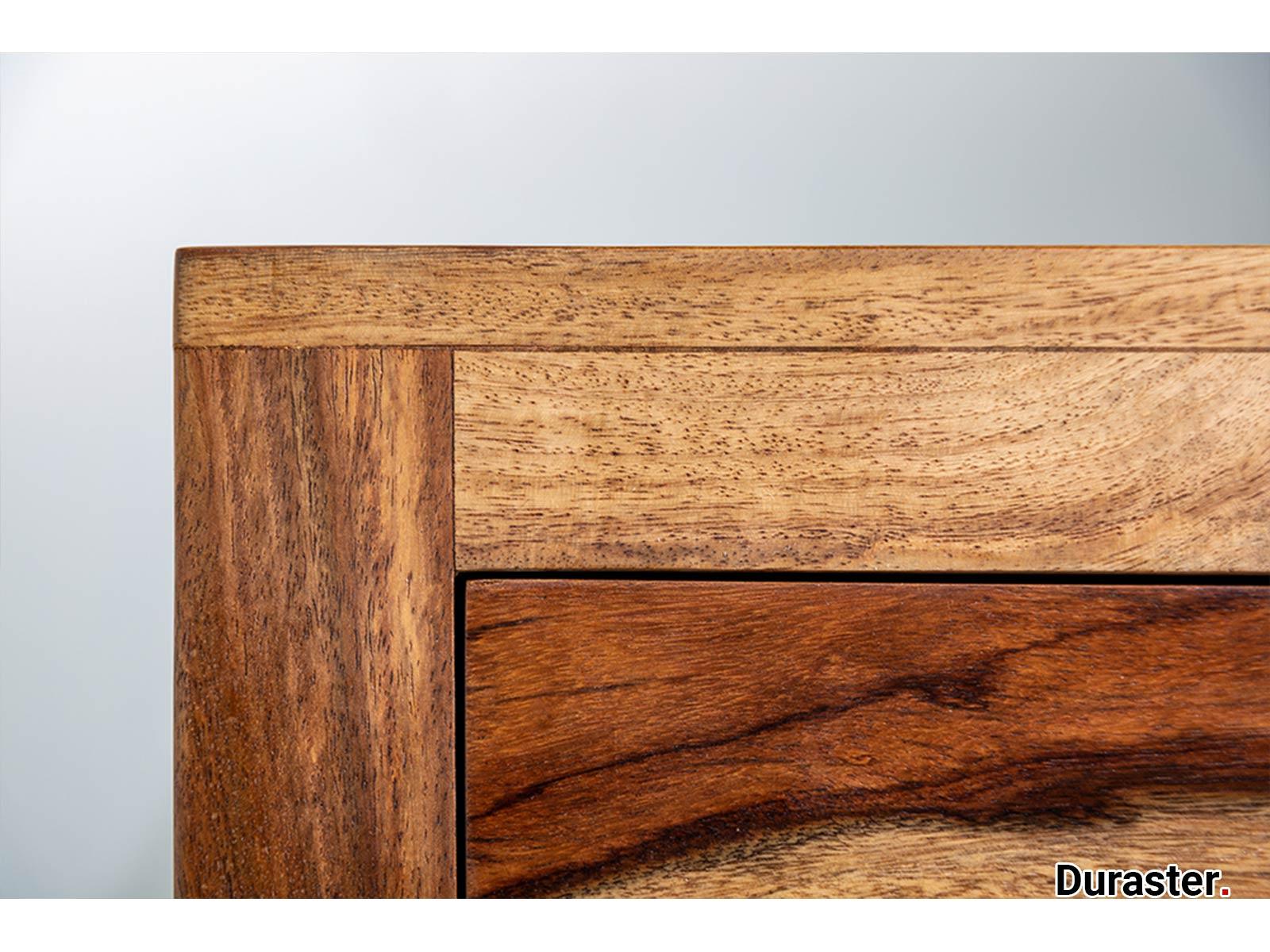 Dudi Furniture Torpedo Sheesham Wood Bedside Table