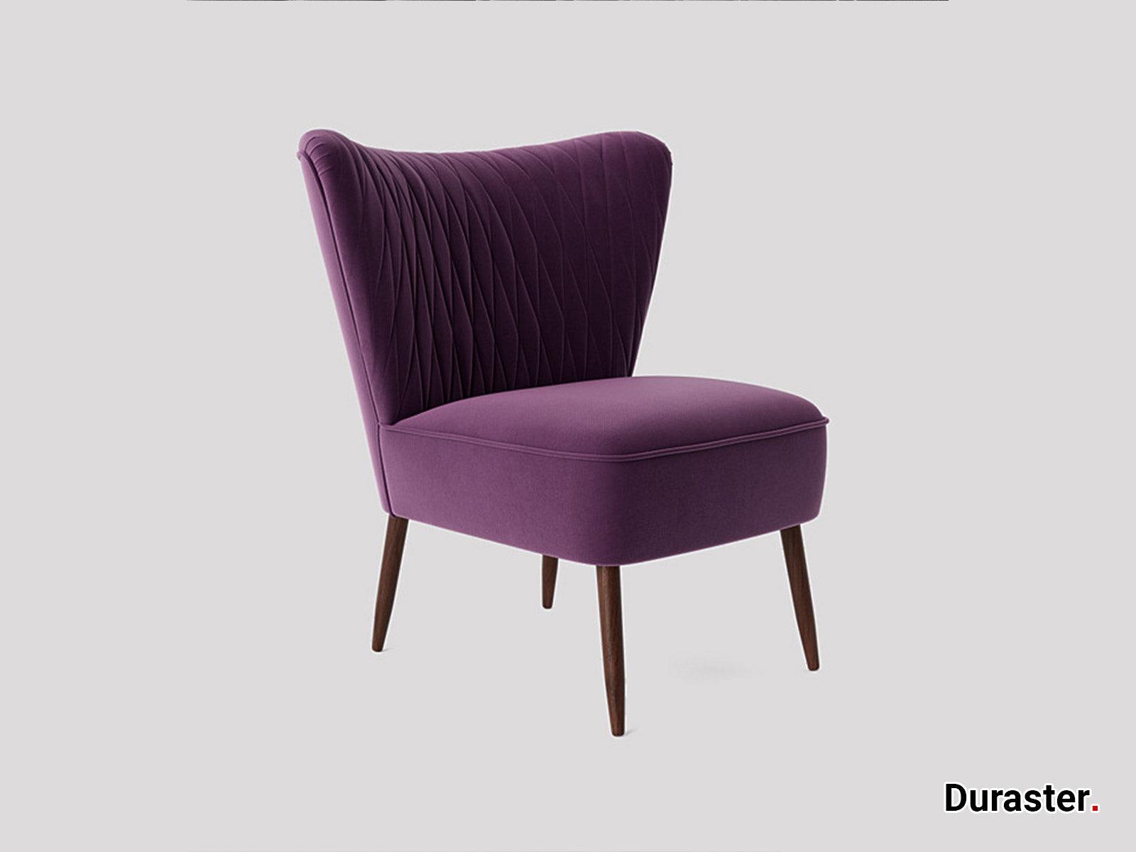 Dudi Furniture Elemantary Solid Wood Fabric Upholstered Chair