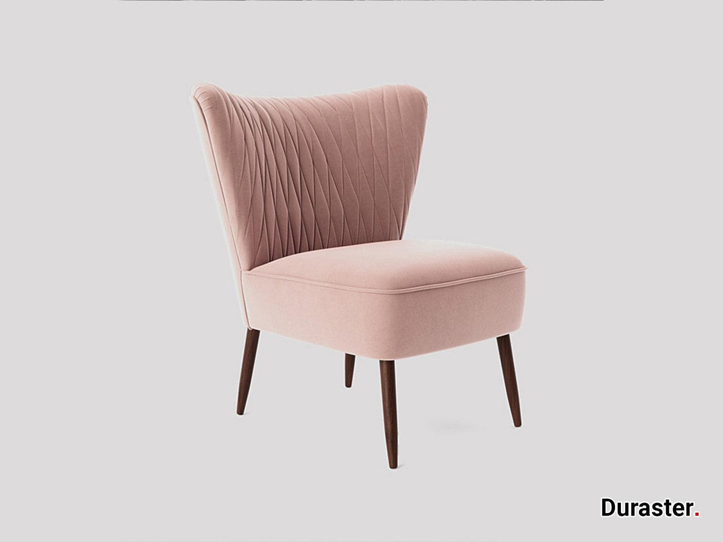 Dudi Furniture Elemantary Solid Wood Fabric Upholstered Chair