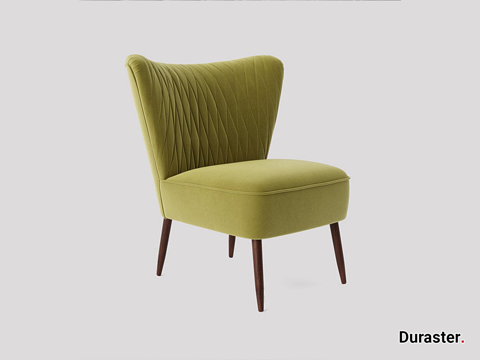 Dudi Furniture Elemantary Solid Wood Fabric Upholstered Chair
