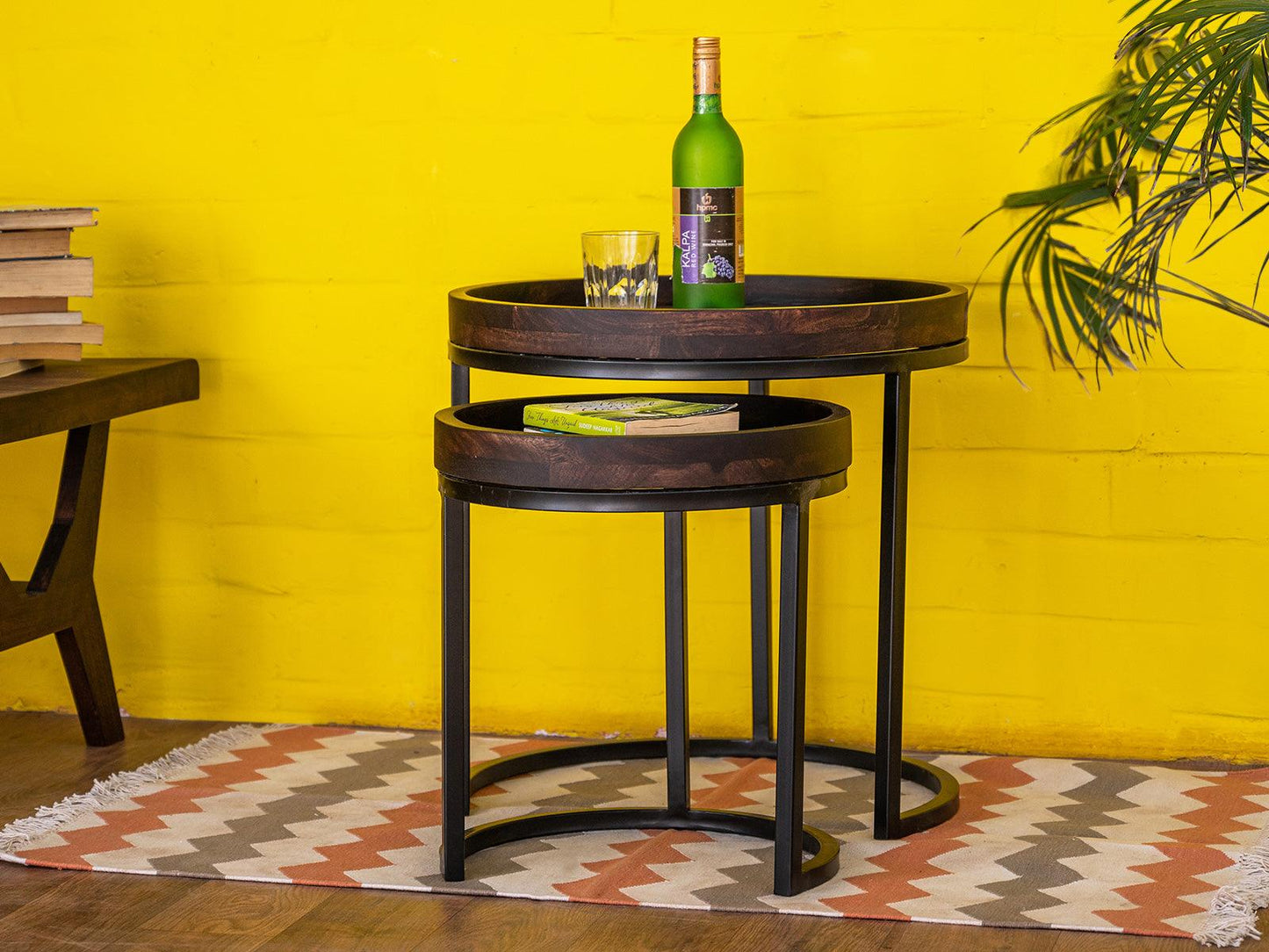 Dudi Furniture Tuscany Sheesham Wood Nested Coffee Table