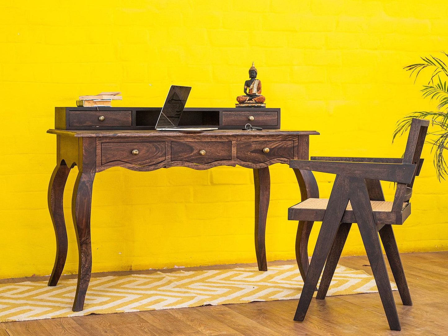 Dudi Furniture Tuscany Acacia Wood Study Table