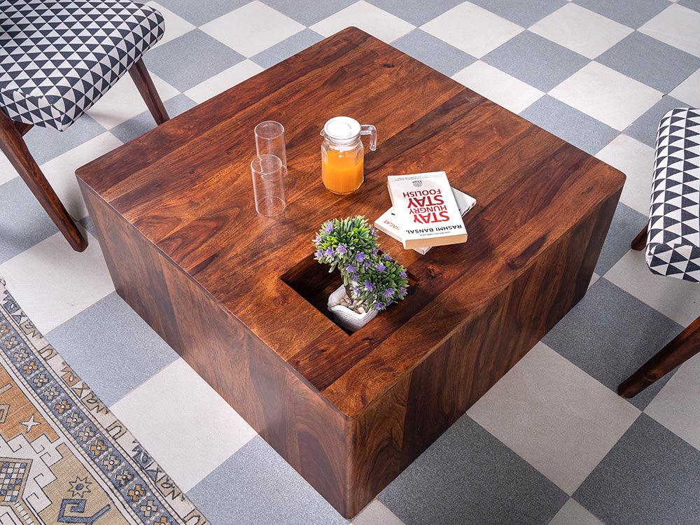 Dudi Furniture Ummed Solid Sheesham wood Coffee Table