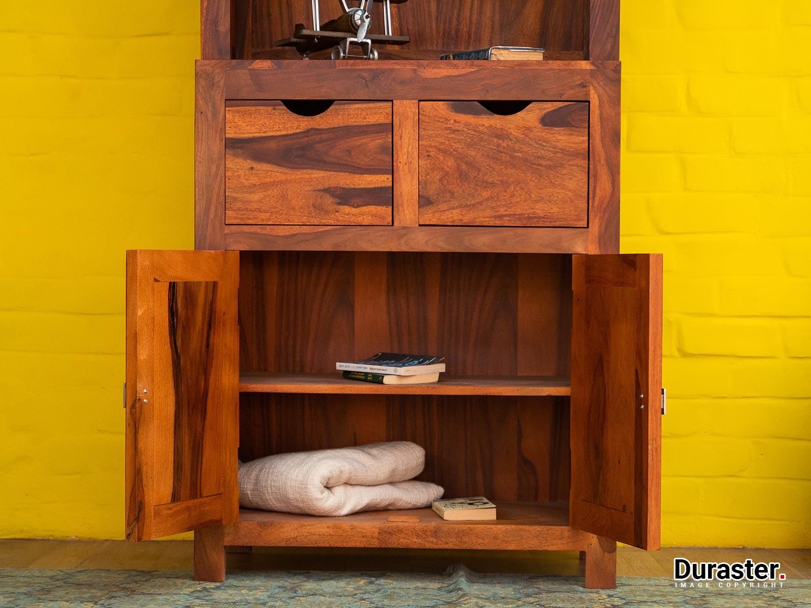 Dudi Furniture Ummed Modern Sheesham Wood Buffet Cabinet
