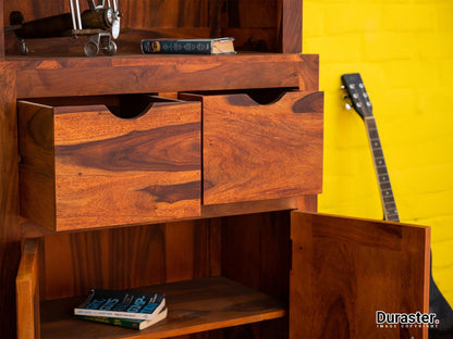 Dudi Furniture Ummed Modern Sheesham Wood Buffet Cabinet