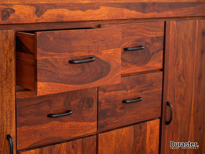 Dudi Furniture Ummed Solid Sheesham wood Sideboard Cabinet