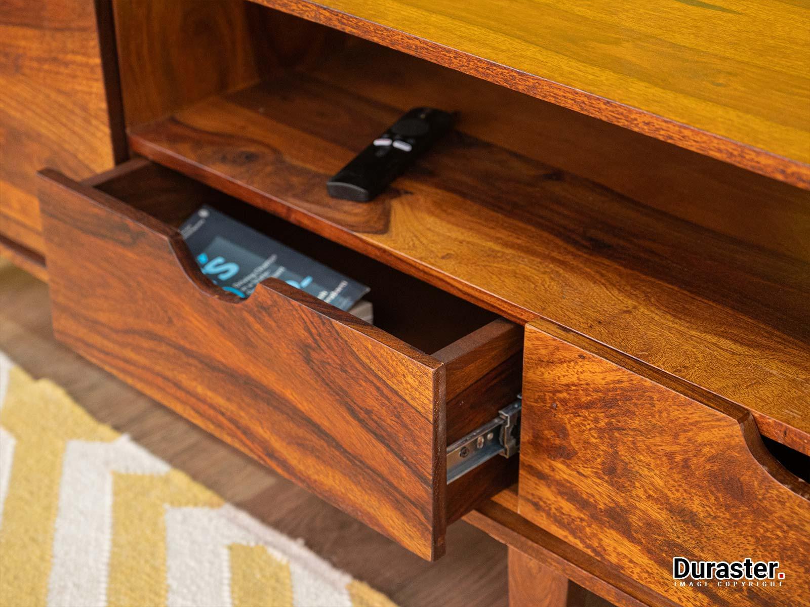 Dudi Furniture Ummed Modern Sheesham Wood TV Unit