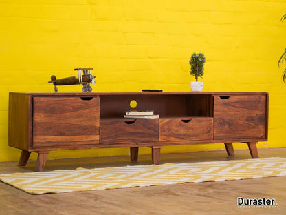 Dudi Furniture Ummed Modern Sheesham Wood TV Unit