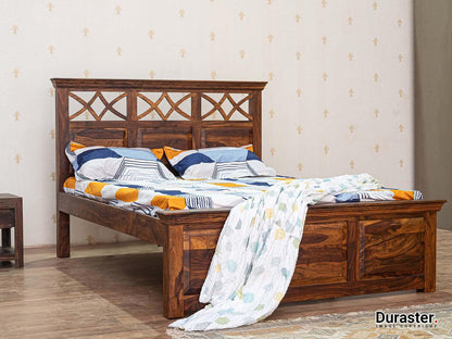 Dudi Furniture Ummed Solid Sheesham wood Elegant King Size Bed