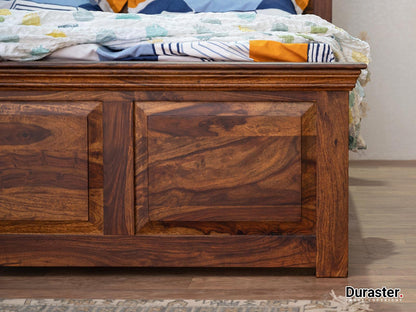 Dudi Furniture Ummed Solid Sheesham wood Elegant King Size Bed
