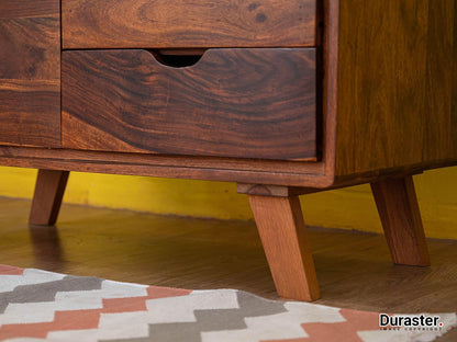 Dudi Furniture Ummed Modern Sheesham Wood TV Unit Cabinet