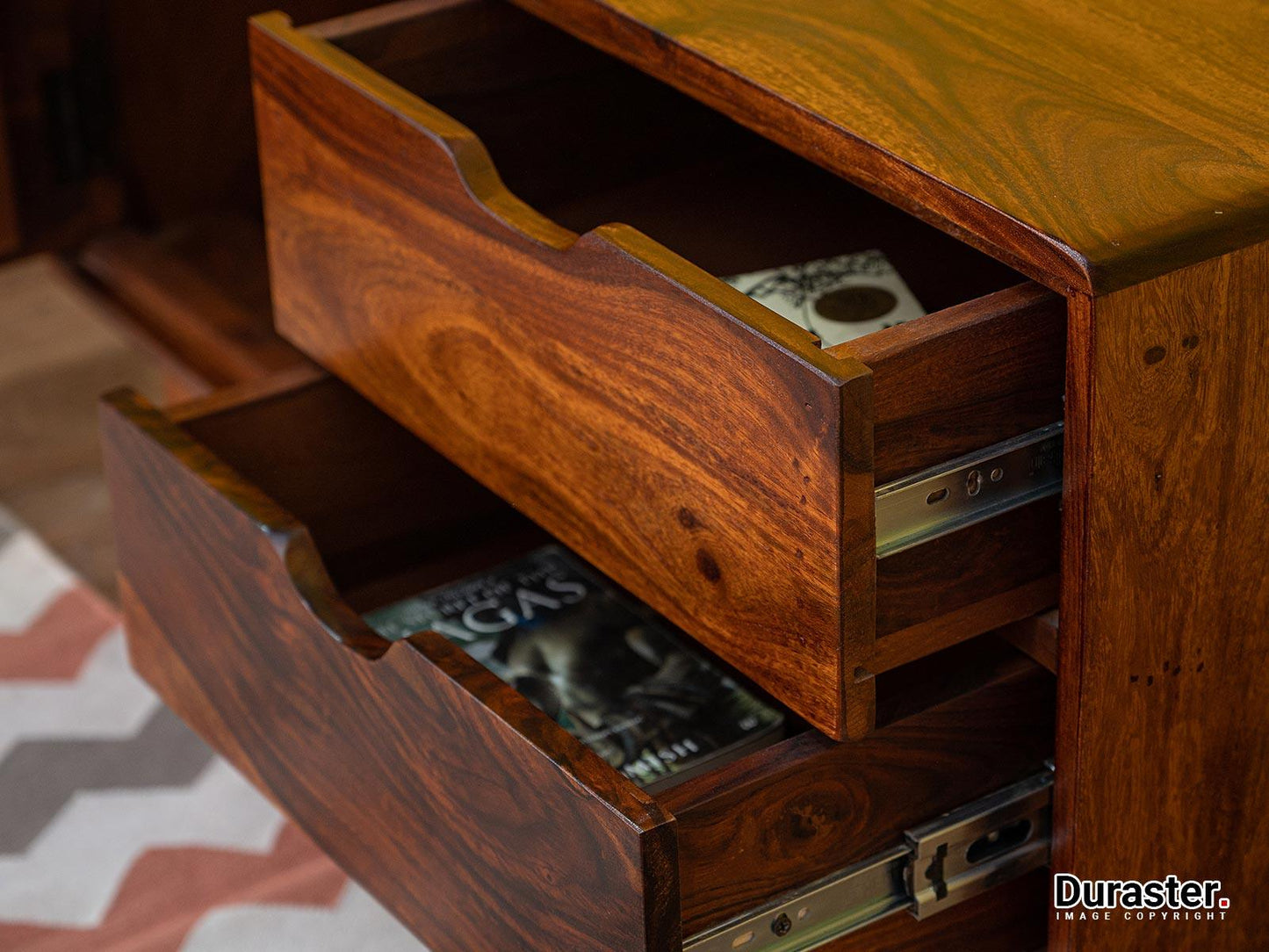 Dudi Furniture Ummed Modern Sheesham Wood TV Unit Cabinet