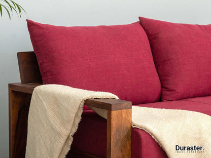 Dudi Furniture Ummed Solid Sheesham wood 3 Seater Sofa