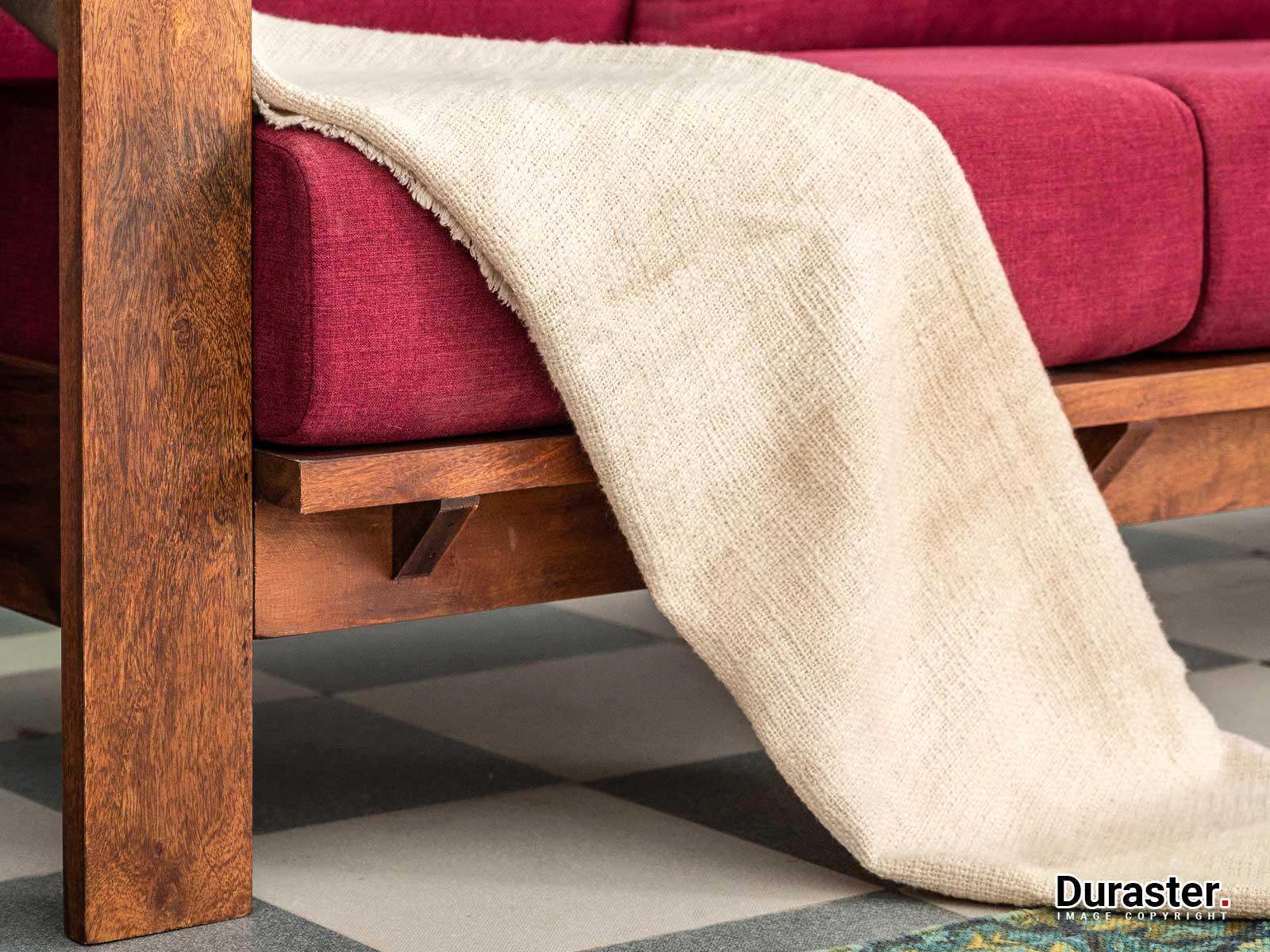 Dudi Furniture Ummed Solid Sheesham wood 3 Seater Sofa