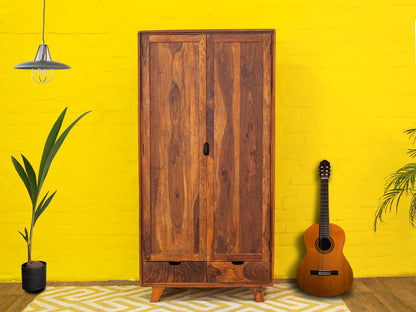Dudi Furniture Ummed Modern Sheesham Wood Cupboard Cabinet