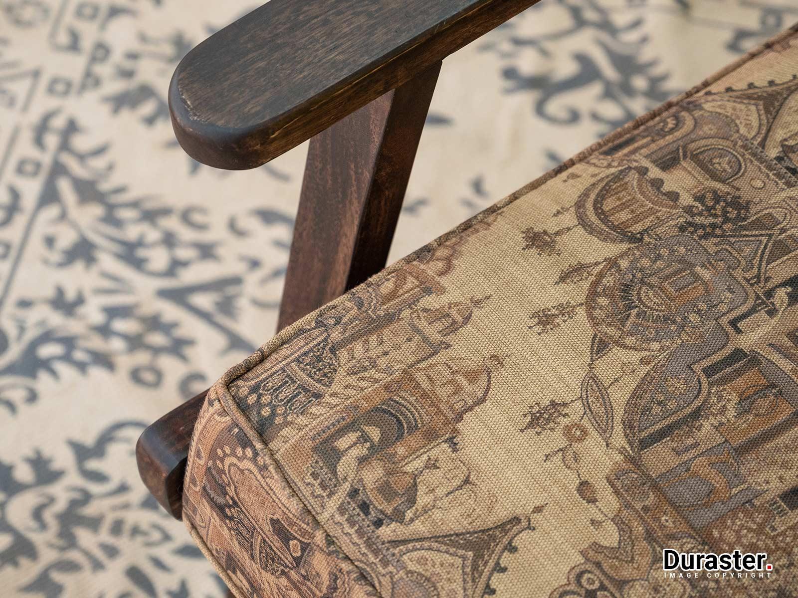 Dudi Furniture Gangaur Modern Solid Wood Armchair