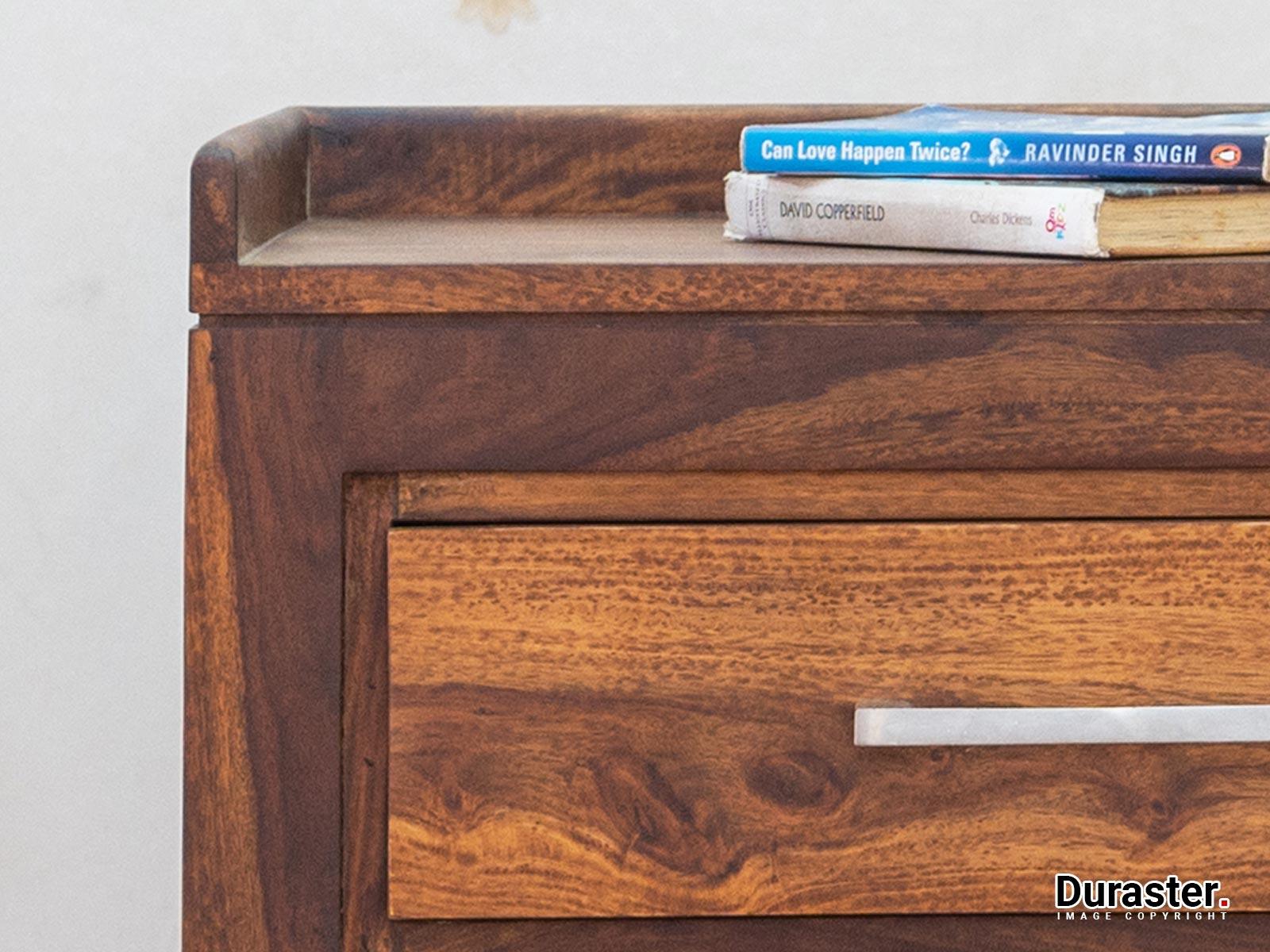Dudi Furniture Ummed Modern Sheesham wood Chest of Drawer Cabinet