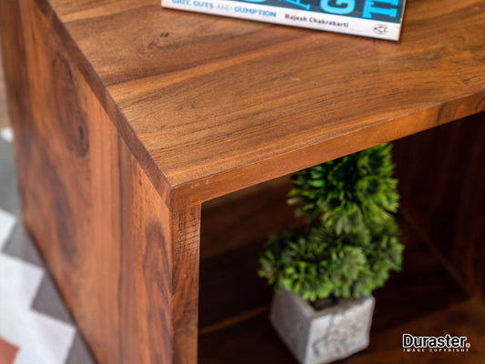Dudi Furniture Ummed Modern Sheesham Wood Cube