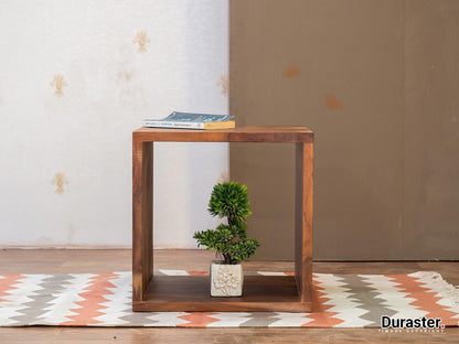 Dudi Furniture Ummed Modern Sheesham Wood Cube