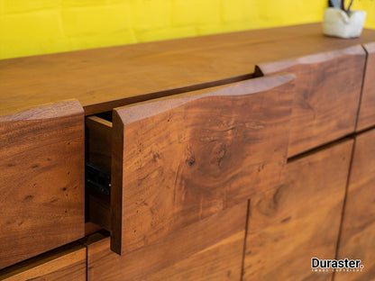 Dudi Furniture Ummed Solid Acacia wood Elegant Sideboard Cabinet