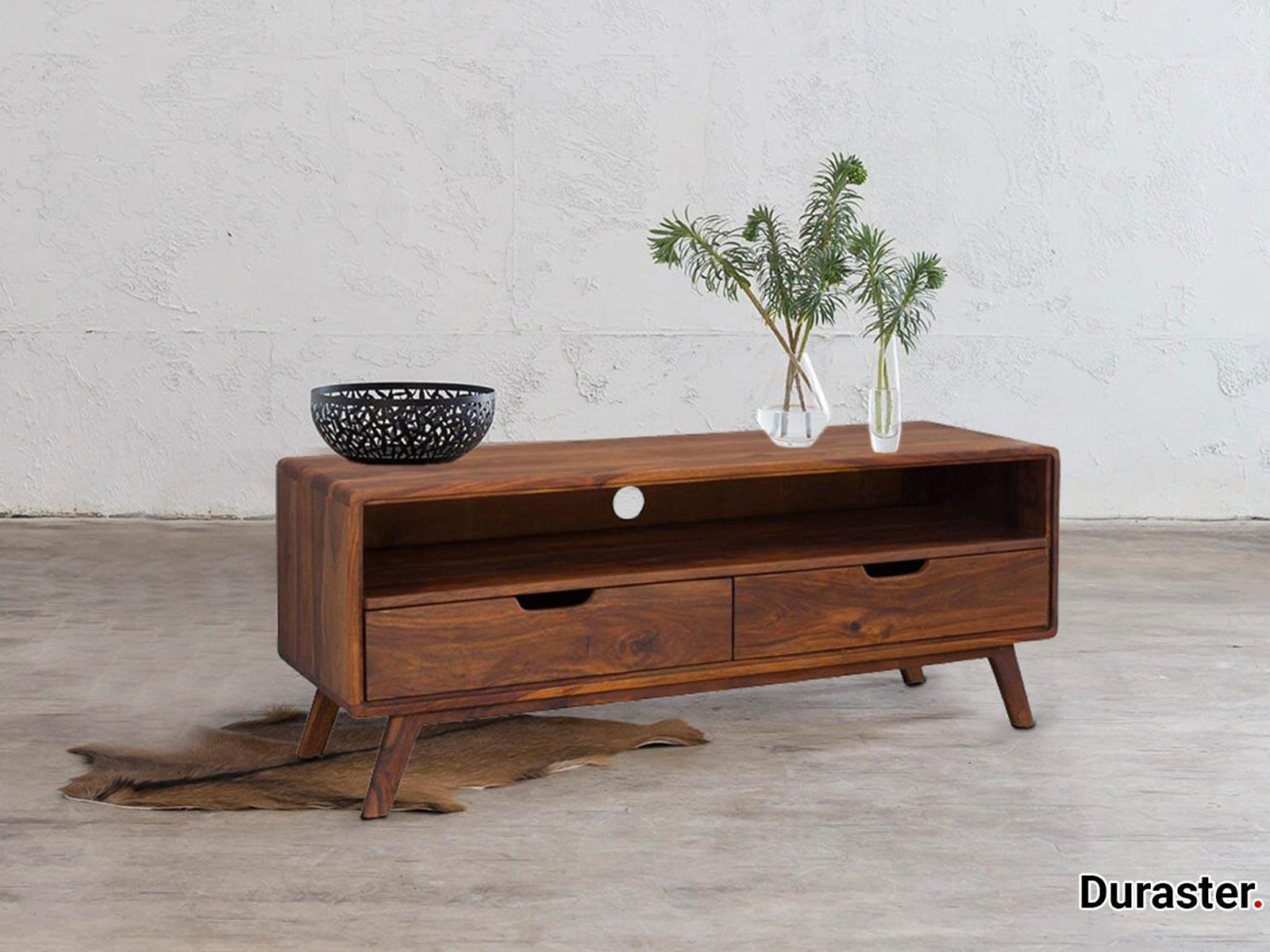 Dudi Furniture Ummed Modern Sheesham Wood TV Unit