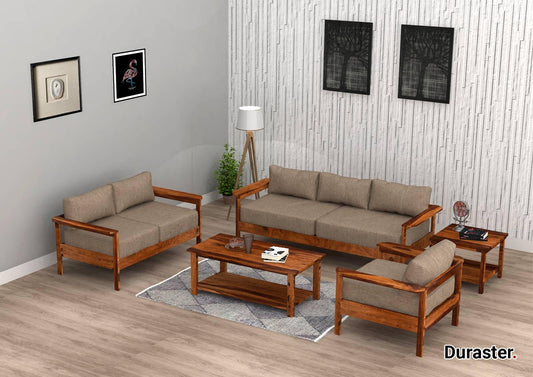Dudi Furniture Ummed Modern Wooden Sofa Set