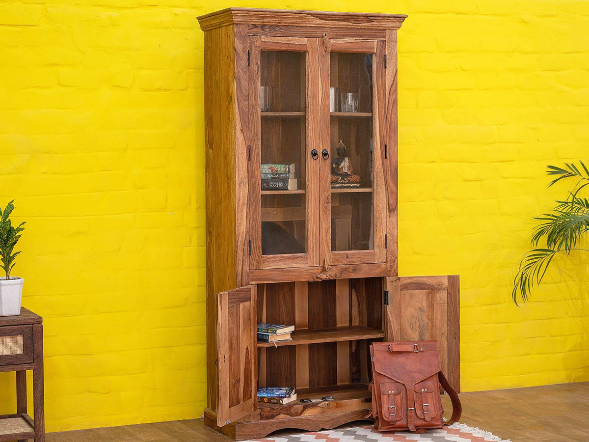 Dudi Furniture Nilay Wooden Crockery Display Unit