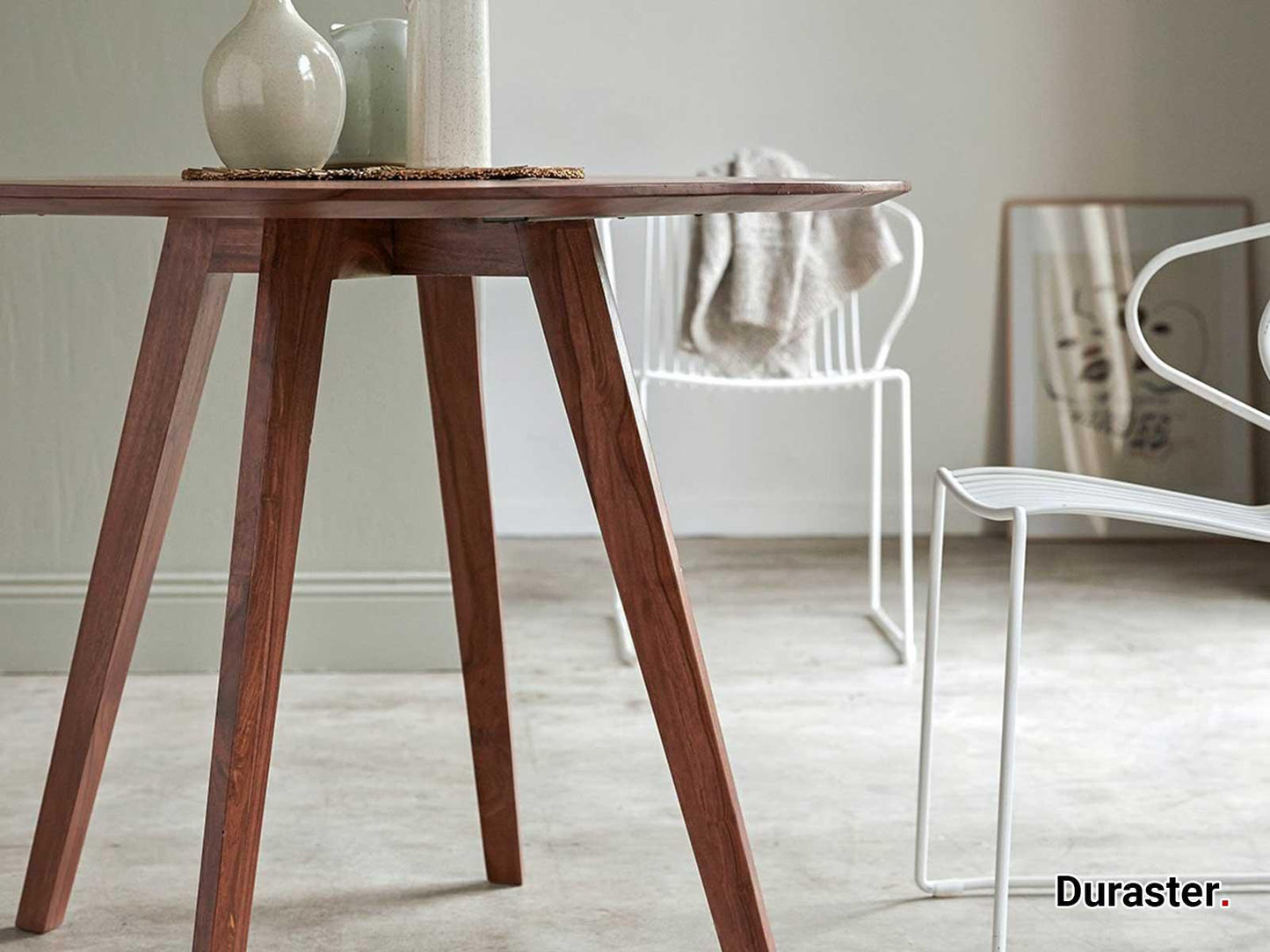Dudi Furniture Nilay Wooden Round Dining Table