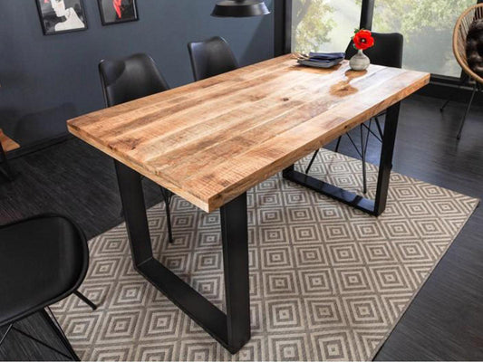 Dudi Furniture Verge Wooden Dining Table 6 Seater