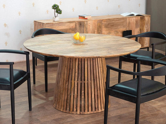 Dudi Furniture Versaw Mango Wood Round Dining Table