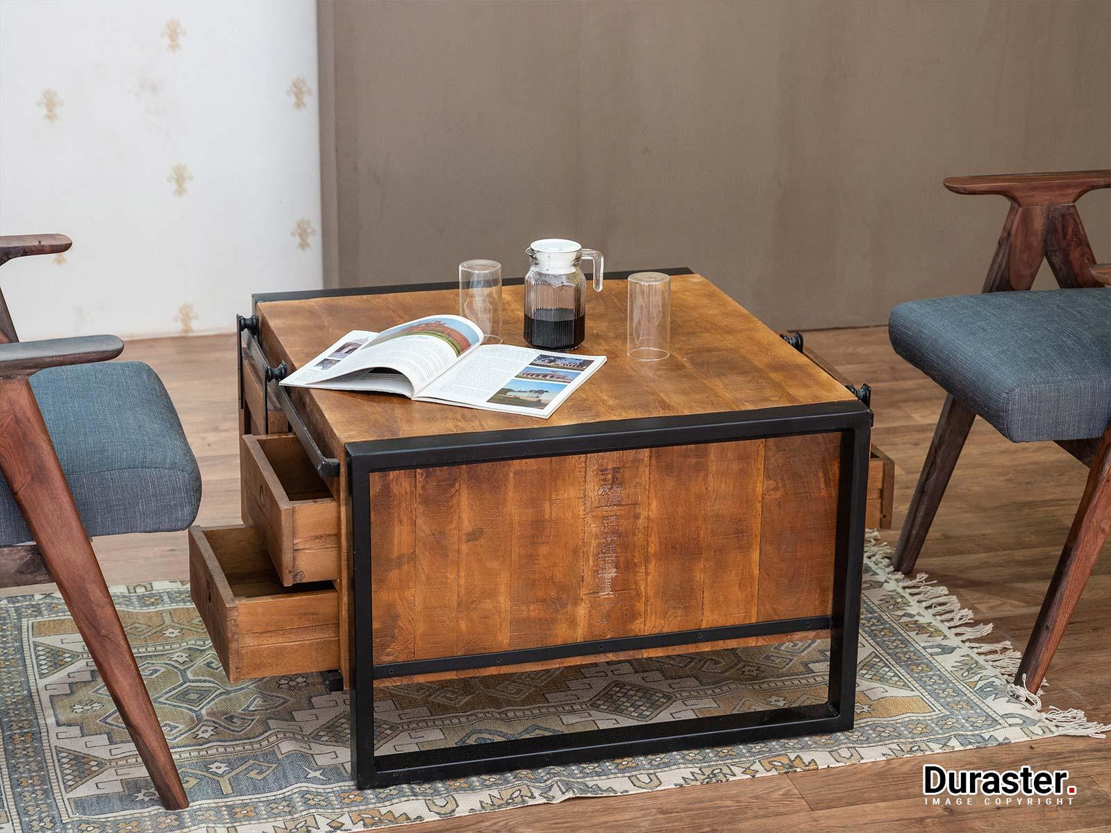 Dudi Furniture Verge Square Coffee Table with Storage