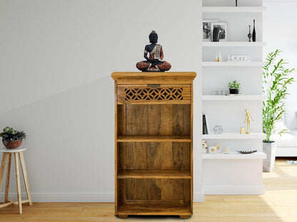Dudi Furniture Vismit Solid Sheesham wood Book Shelf